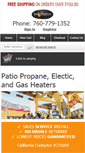 Mobile Screenshot of gasoutdoorpatioheaters.com